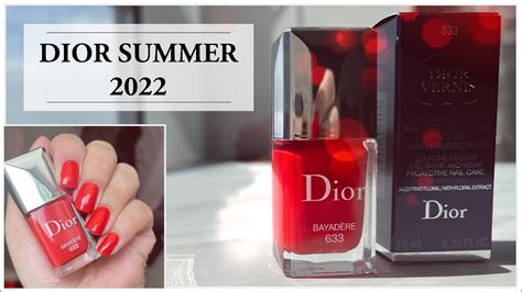 dior bayadère nail polish|DIOR VERNIS BAYADERE 633 • Nail Polish Swatch, Review, .